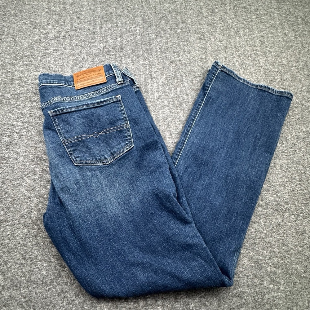 Lucky Brand Sweet Mid Rise Boot Denim Blue Jeans Womens Size 14/32 R Fit 34x32